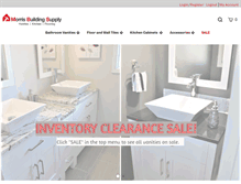 Tablet Screenshot of morrisbuildingsupply.com
